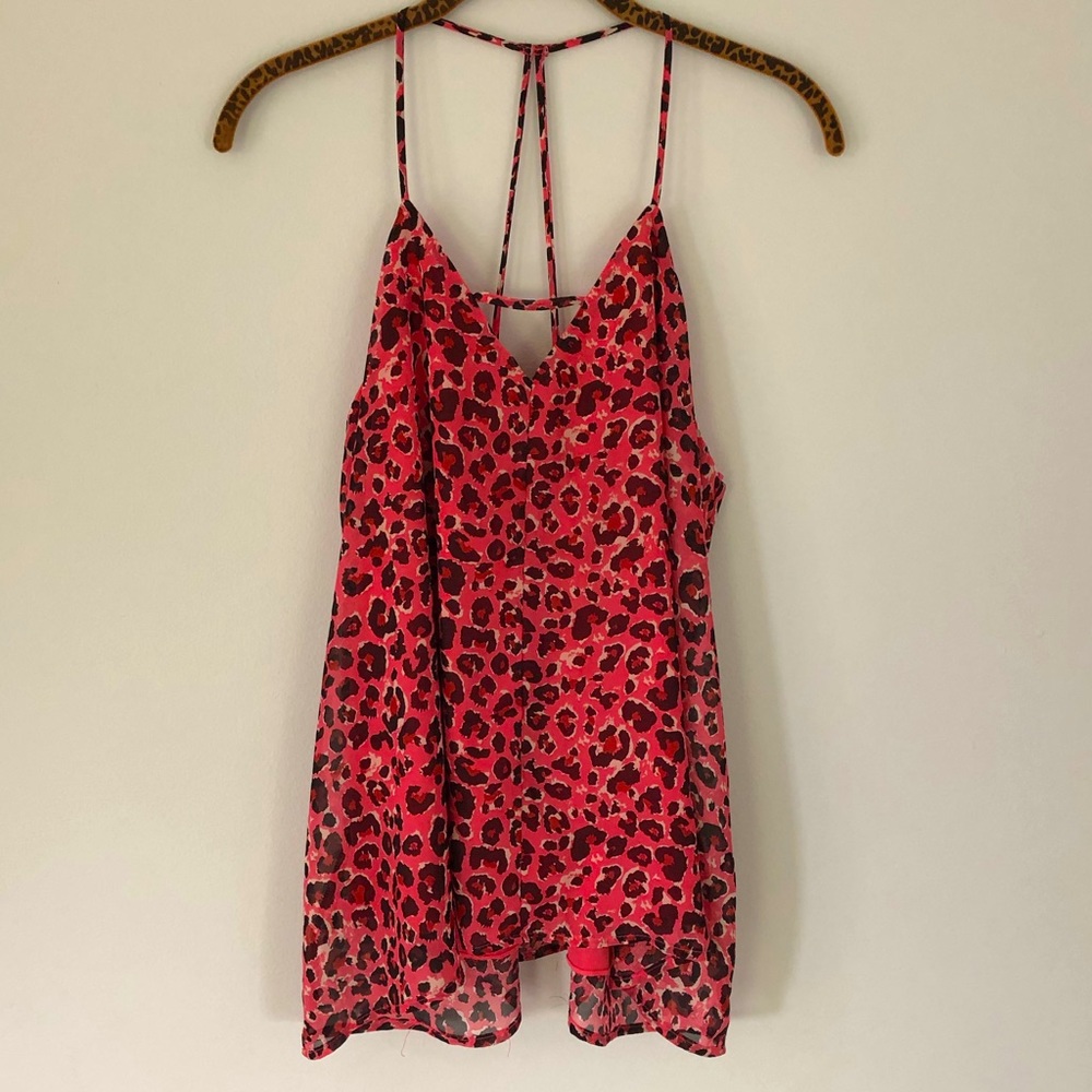 Pink Leopard Cami • Francesca’s